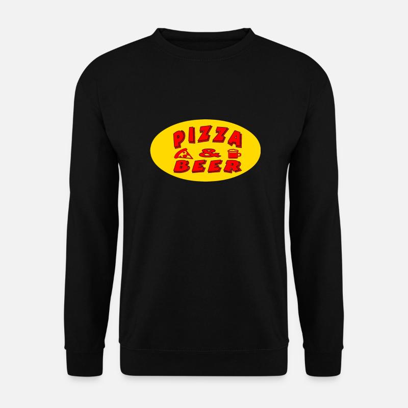 Pizza - Unisex Sweatshirt - black