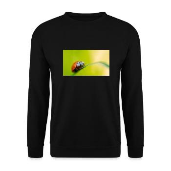 ladybug - Unisex Sweatshirt - black - Front - Alina (178cm) & Michal (187cm)