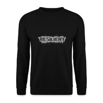 Resilient - Rusic Design - Unisex Sweatshirt - black - Front - Alina (178cm) & Michal (187cm)