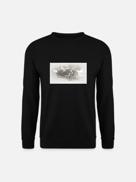 Pferdekutsche - Unisex Pullover - Schwarz