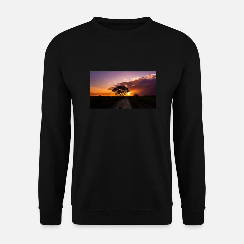 Sonnenuntergang in Venezuela - Unisex Pullover - Schwarz