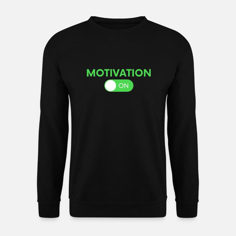 Motivation ON - Unisex Pullover - Schwarz