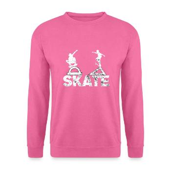 Skateboard Freestyle - Unisex Pullover - Pink - Vorne