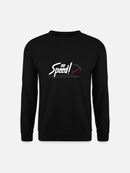 noSpeed! OG white - Unisex Pullover - Schwarz