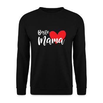 Lustiger Spruch Witzig Humor Geschenkidee - Unisex Pullover - Schwarz - Vorne - Alina (178cm) & Michal (187cm)