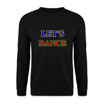 Letsdance E - Unisex Sweatshirt - black - Front - Alina (178cm) & Michal (187cm)