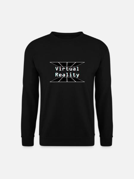 Immersives Virtual-Reality-Design: Entdecken Sie eine Digita - Unisex Pullover - Schwarz