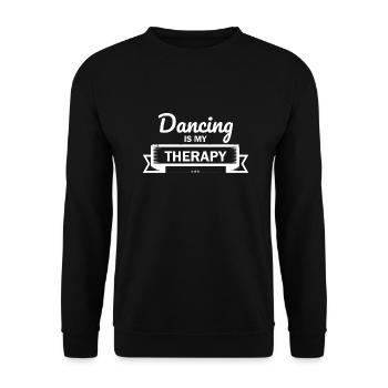 Danse Musique de danse - Sweat-shirt Unisexe - noir - Devant - Alina (178cm) & Michal (187cm)