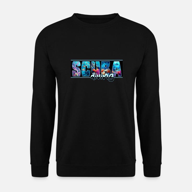 Tauchen - Unisex Pullover - Schwarz