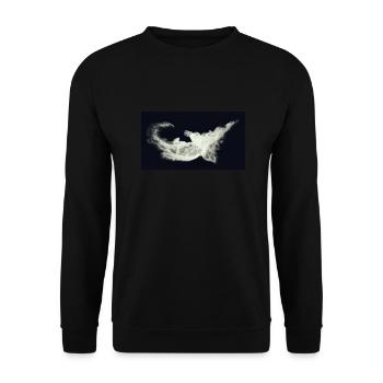 Nocturnal/Lost [Third] - Unisex Sweatshirt - black - Front - Alina (178cm) & Michal (187cm)