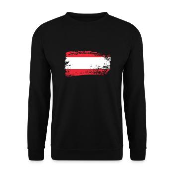 Austria Cool - Unisex Pullover - Schwarz - Vorne - Alina (178cm) & Michal (187cm)