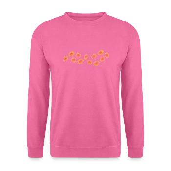 Sonnenblumen-Logo - Unisex Pullover - Pink - Vorne