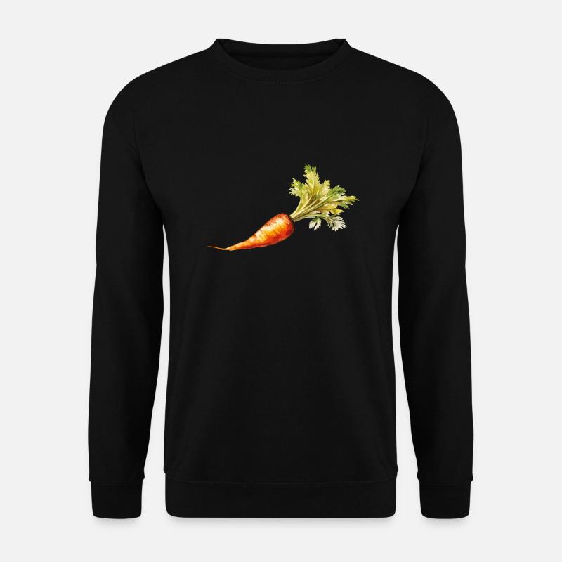 möhre - Unisex Pullover - Schwarz