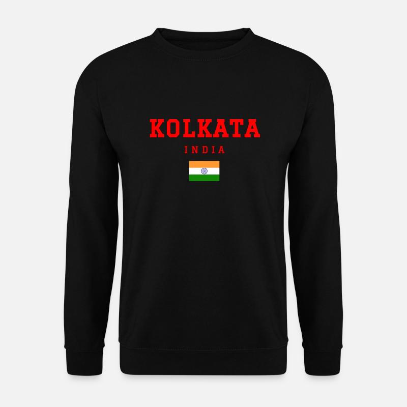 Kolkata Indien - Unisex Pullover - Schwarz