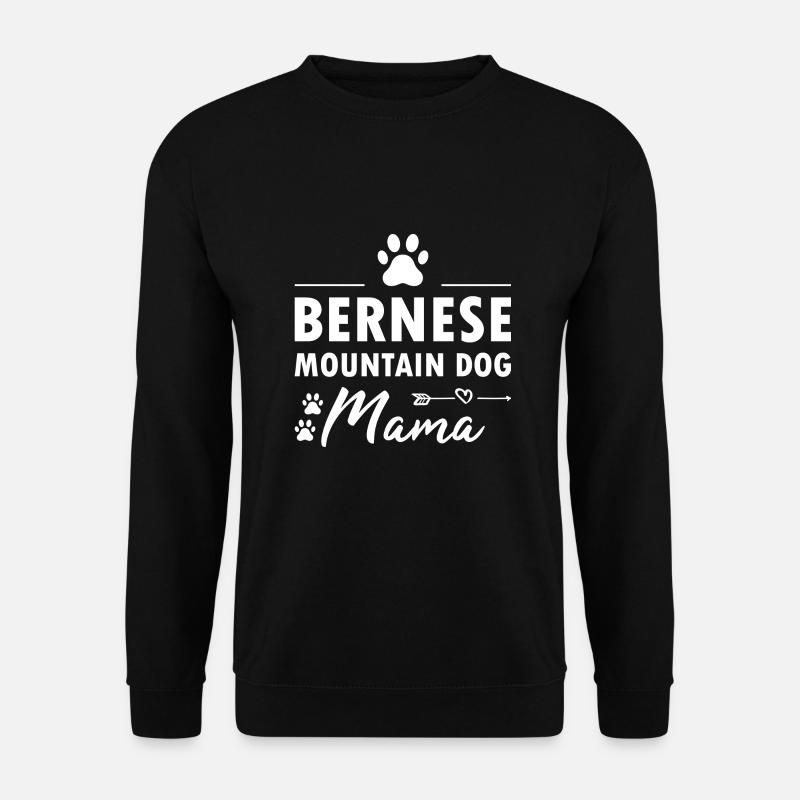 Bernese Mountain Dog Mama - Unisex Pullover - Schwarz