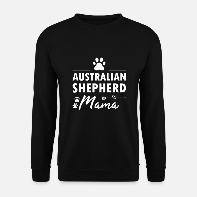 Dog Aussie Mama - Unisex Pullover - Schwarz