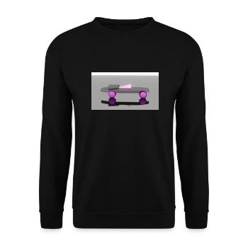 Neon Auto - Unisex Pullover - Schwarz - Vorne - Alina (178cm) & Michal (187cm)