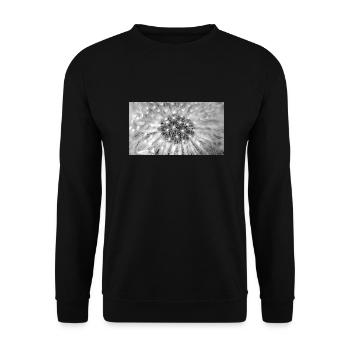 Dandelion, A731876 - Unisex Sweatshirt - black - Front - Alina (178cm) & Michal (187cm)