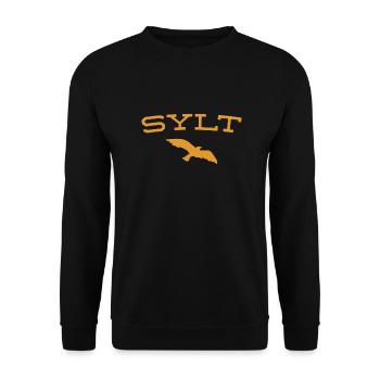 Sylt - Mer du Nord - Allemagne - Kampen - Île - Sweat-shirt Unisexe - noir - Devant - Alina (178cm) & Michal (187cm)