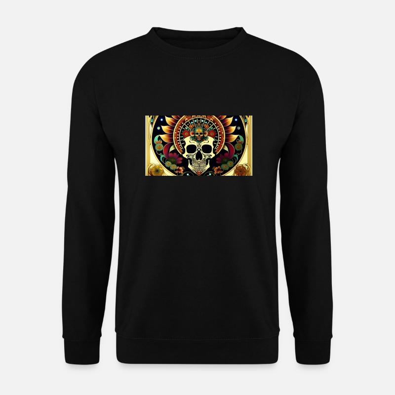 Fiesta Mexicana Skull & Bones - Unisex Pullover - Schwarz