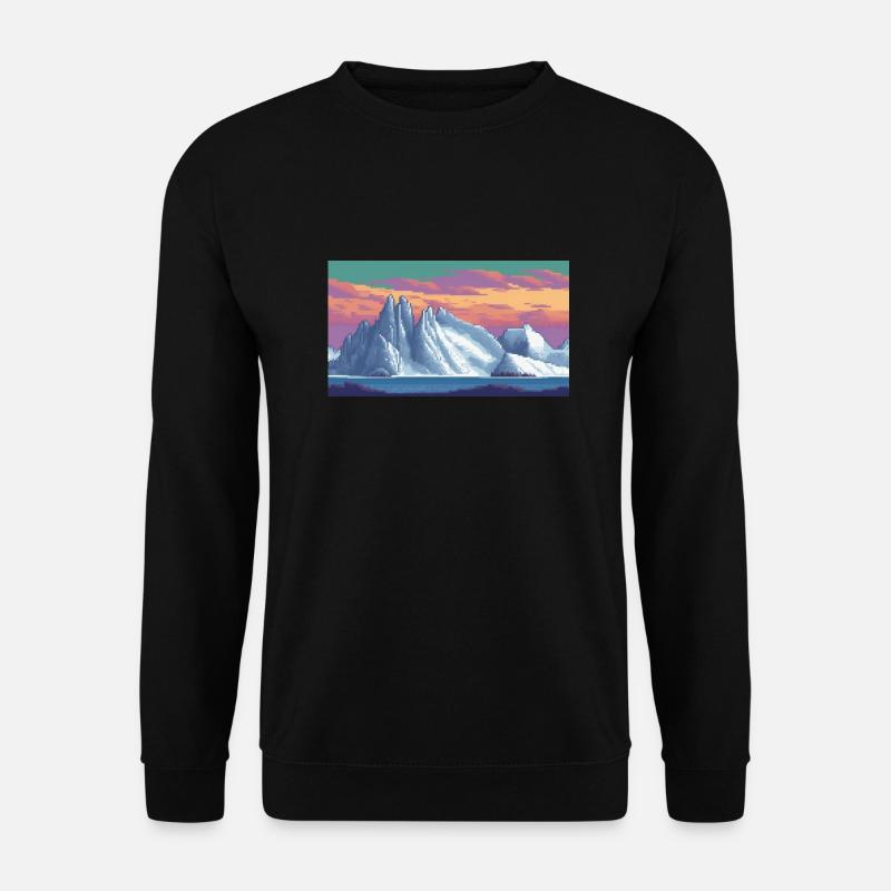 Antarktische Halbinsel, Antarktis - Unisex Pullover - Schwarz