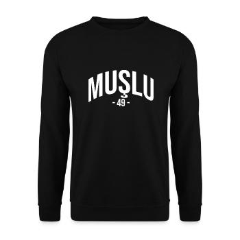 Mus 49 Turkey Turkiye Gift Holiday TR Türk - Unisex Sweatshirt - black - Front - Alina (178cm) & Michal (187cm)
