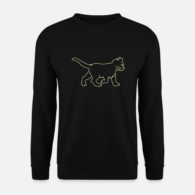 cat - Unisex Sweatshirt - black