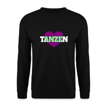 Tanzen - Unisex Pullover - Schwarz - Vorne - Alina (178cm) & Michal (187cm)