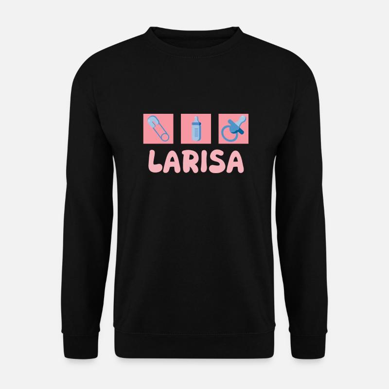 Larisa as a pacifier - Unisex Sweatshirt - black