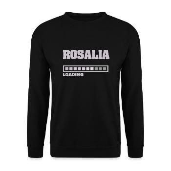 Baby Rosalia - Unisex Sweatshirt - black - Front - Alina (178cm) & Michal (187cm)