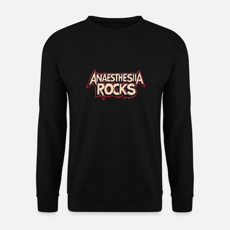 Anesthesia rocks - Unisex Sweatshirt - black