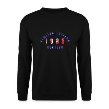 1985 Édition limitée - Sweat-shirt Unisexe - noir - Devant - Alina (178cm) & Michal (187cm)