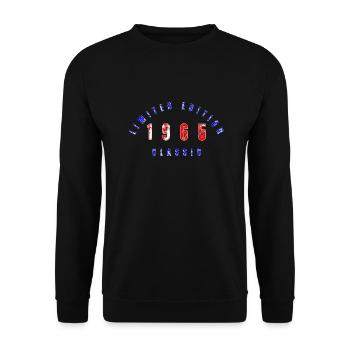 1965, édition limitée - Sweat-shirt Unisexe - noir - Devant - Alina (178cm) & Michal (187cm)