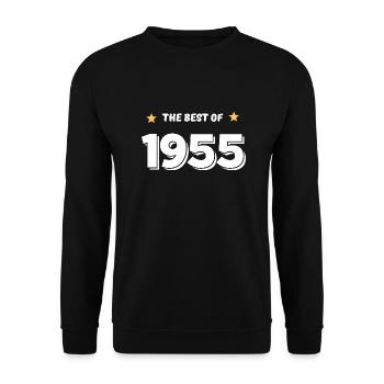 Das Beste von 1955 - Unisex Pullover - Schwarz - Vorne - Alina (178cm) & Michal (187cm)