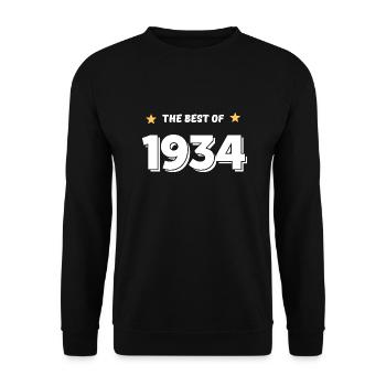 Best of 1934 - Unisex Sweatshirt - black - Front - Alina (178cm) & Michal (187cm)