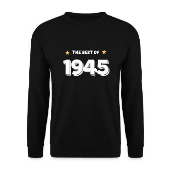 Best of 1945 - Unisex Sweatshirt - black - Front - Alina (178cm) & Michal (187cm)
