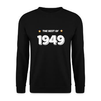 Best of 1949 - Unisex Sweatshirt - black - Front - Alina (178cm) & Michal (187cm)