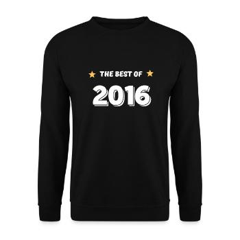 Best of 2016 - Unisex Sweatshirt - black - Front - Alina (178cm) & Michal (187cm)