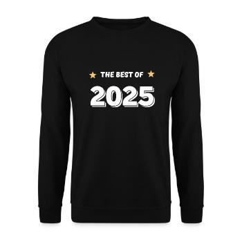 Das Beste aus 2025 - Unisex Pullover - Schwarz - Vorne - Alina (178cm) & Michal (187cm)