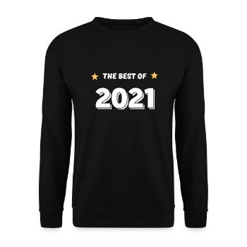 Best of 2021 - Unisex Sweatshirt - black - Front - Alina (178cm) & Michal (187cm)