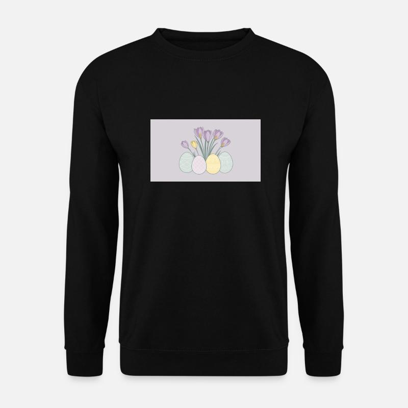 Ostern Krokusse - Unisex Pullover - Schwarz