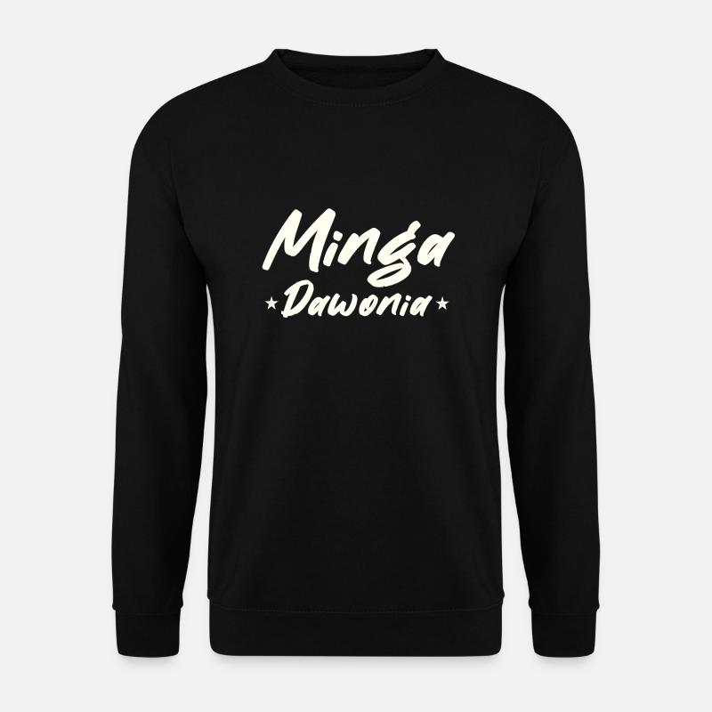Minga Spruch vit à Munich - Sweat-shirt Unisexe - noir