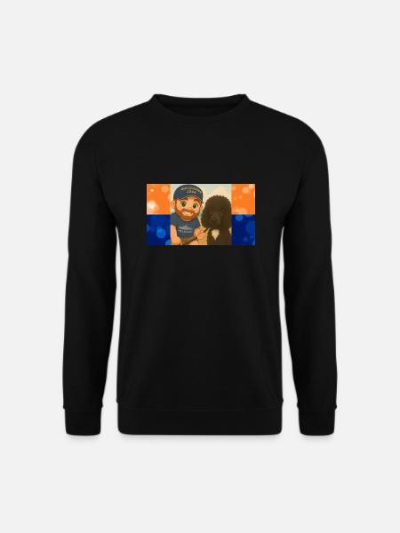 Senior Fluffy Research Assistant - Unisex Sweatshirt - black