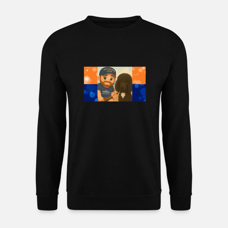 Senior Fluffy Research Assistant - Unisex Sweatshirt - black