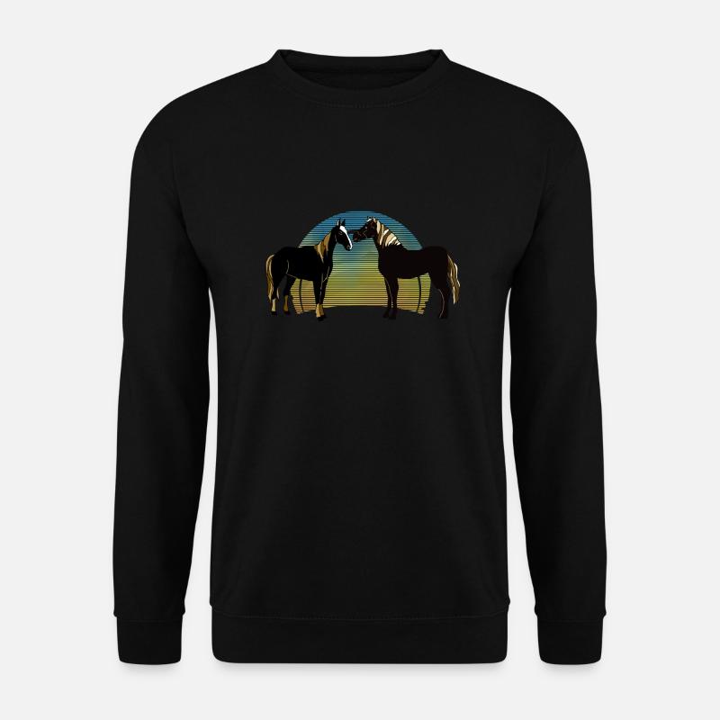 Horses - Unisex Sweatshirt - black