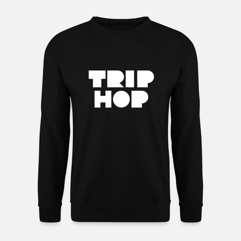 Trip Hop Fettes Logo - Unisex Pullover - Schwarz