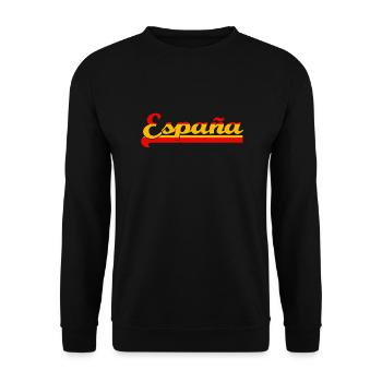 espana - Unisex Sweatshirt - black - Front - Alina (178cm) & Michal (187cm)