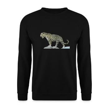 jaguar - Unisex Sweatshirt - black - Front - Alina (178cm) & Michal (187cm)
