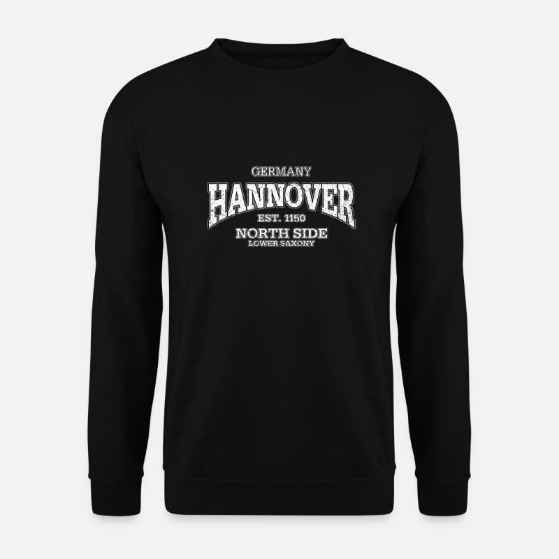 Hannover (white oldstyle) - Unisex Pullover - Schwarz