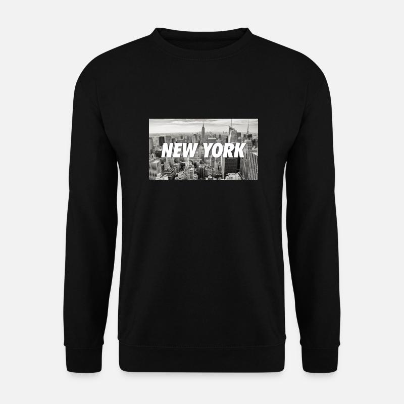 New York Manhattan - Unisex Pullover - Schwarz